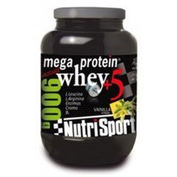 Mega Protein Whey + 5  Vainilla 900 Gr