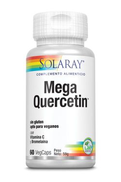Mega Quercitin 600 mg 60 cápsulas vegetales