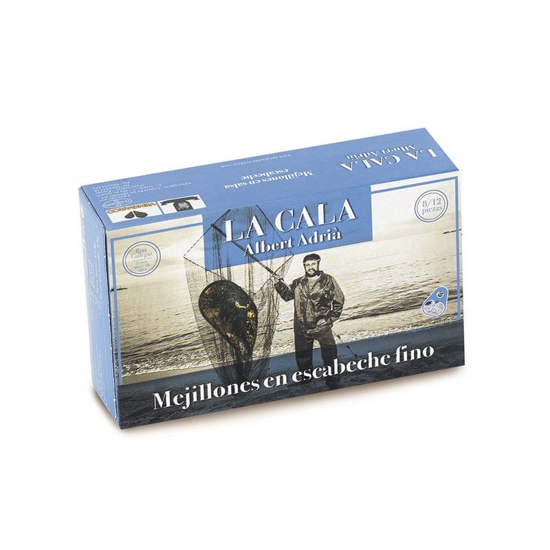 Mejillones es escabeche rr-125 8/12 u la cala albert adrià