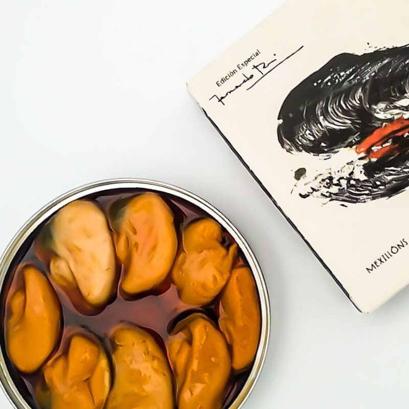 Mejillones escabeche 7/10 piezas Ar de Arte Conservas Galicia Gourmet 110 grs