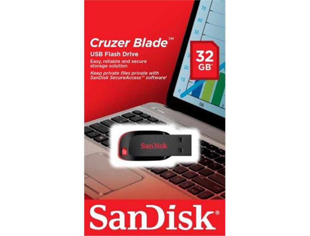 Memoria sandisk usb cruzer blade 32gb