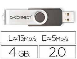 Memoria Usb Q-Connect Flash 4 Gb 2.0