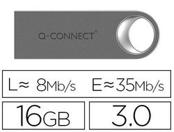 Memoria usb q-connect flash premium 16 gb 3.0