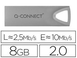 Memoria usb q-connect flash premium 8 gb 2.0