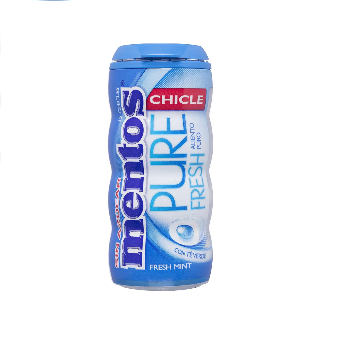 Mentos chicle Menta 15 chicles 10 Botes