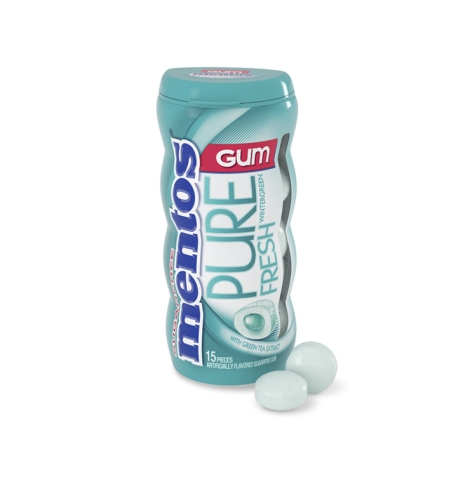 Mentos chicle Menta Verde 15 chicles 10 Botes
