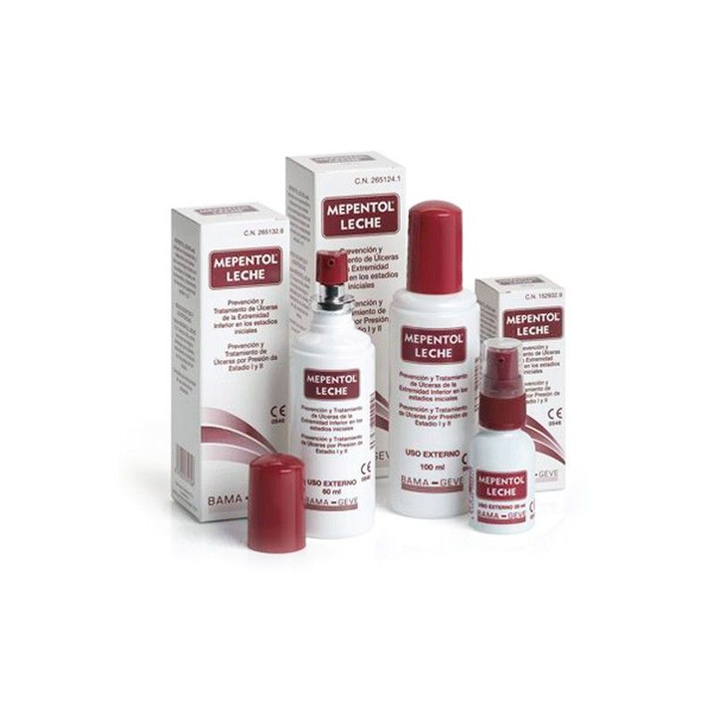 Mepentol Leche Pulverizador Prevención y Tratamiento de Úlceras por Presión de Estadio I y II