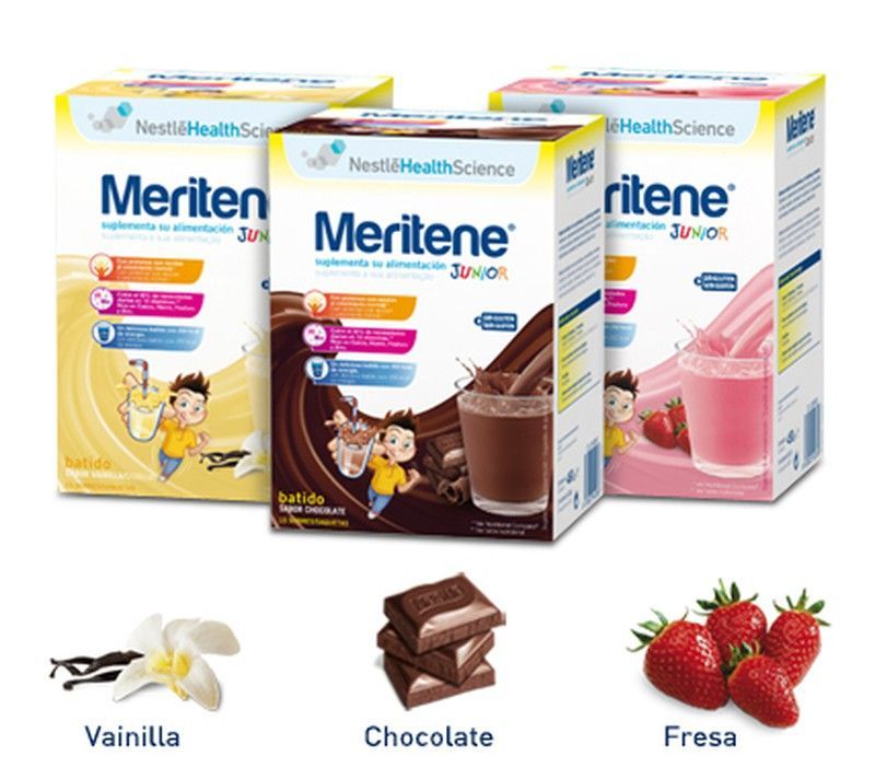 Meritene Junior batidos chocolate 15 sobres