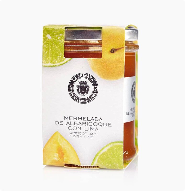 Mermelada de albaricoque y lima la chinata 210 grs