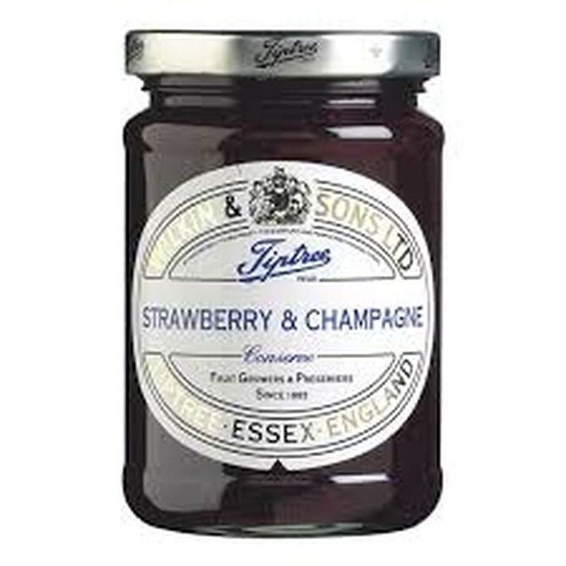 Mermelada de fresas y champagne tiptree 340 g