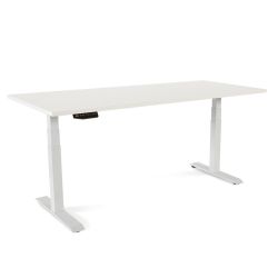 Mesa 180 cm Regulable En Altura Electricamente Con 3 Telescopicos Blanco
