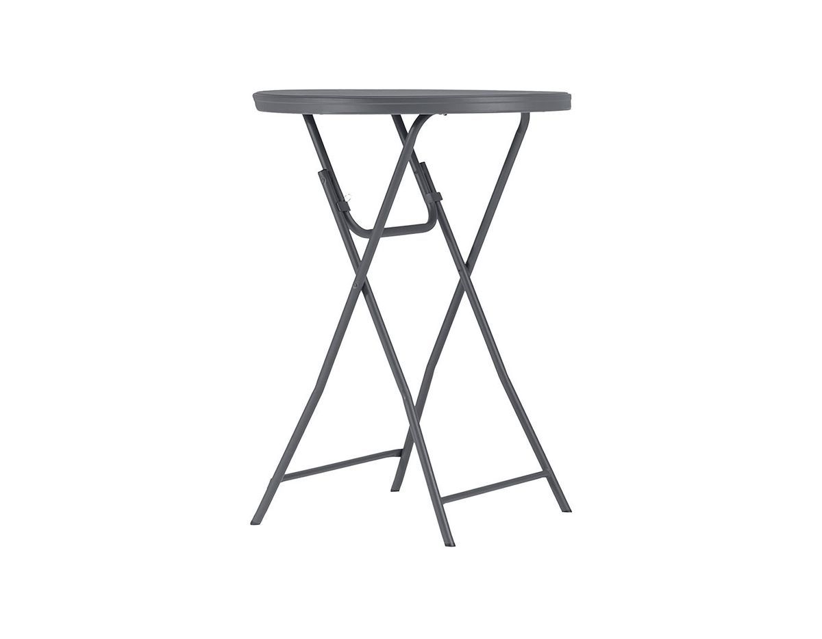 Mesa alta de diámetro 81.3 cm de polietileno modelo NEW ZOWN Cocktail80