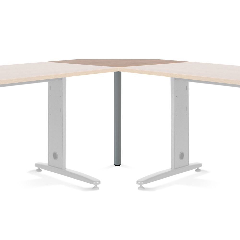 Mesa Ángulo 90º Aluminio/Roble