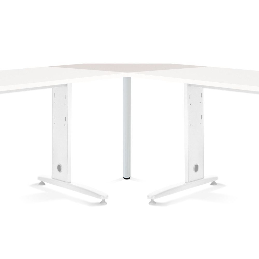 Mesa Ángulo 90º Blanco/Blanco