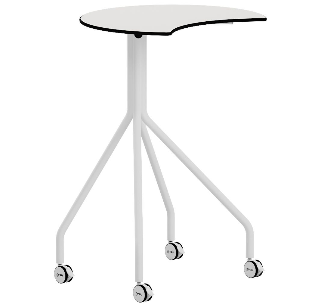 Mesa ATRIL. Altura de 1 m y ruedas con freno