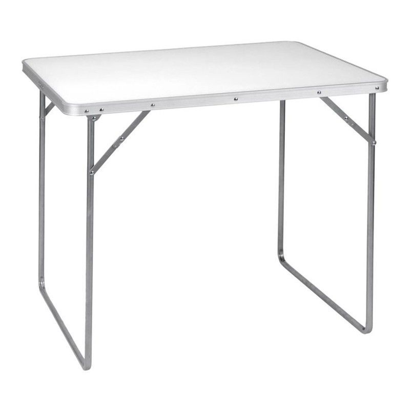 Mesa camping plegable aluminio 80x60x69cm