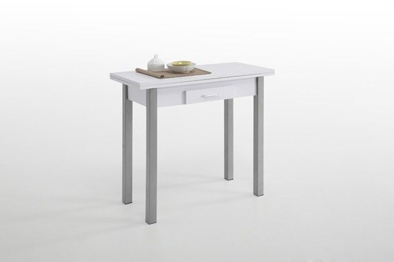 Mesa cocina libro blanca de Closet Norte