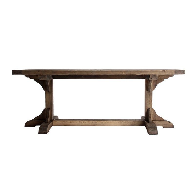 Mesa Comedor de Pino Reciclado Getbo, 200x100x76cm