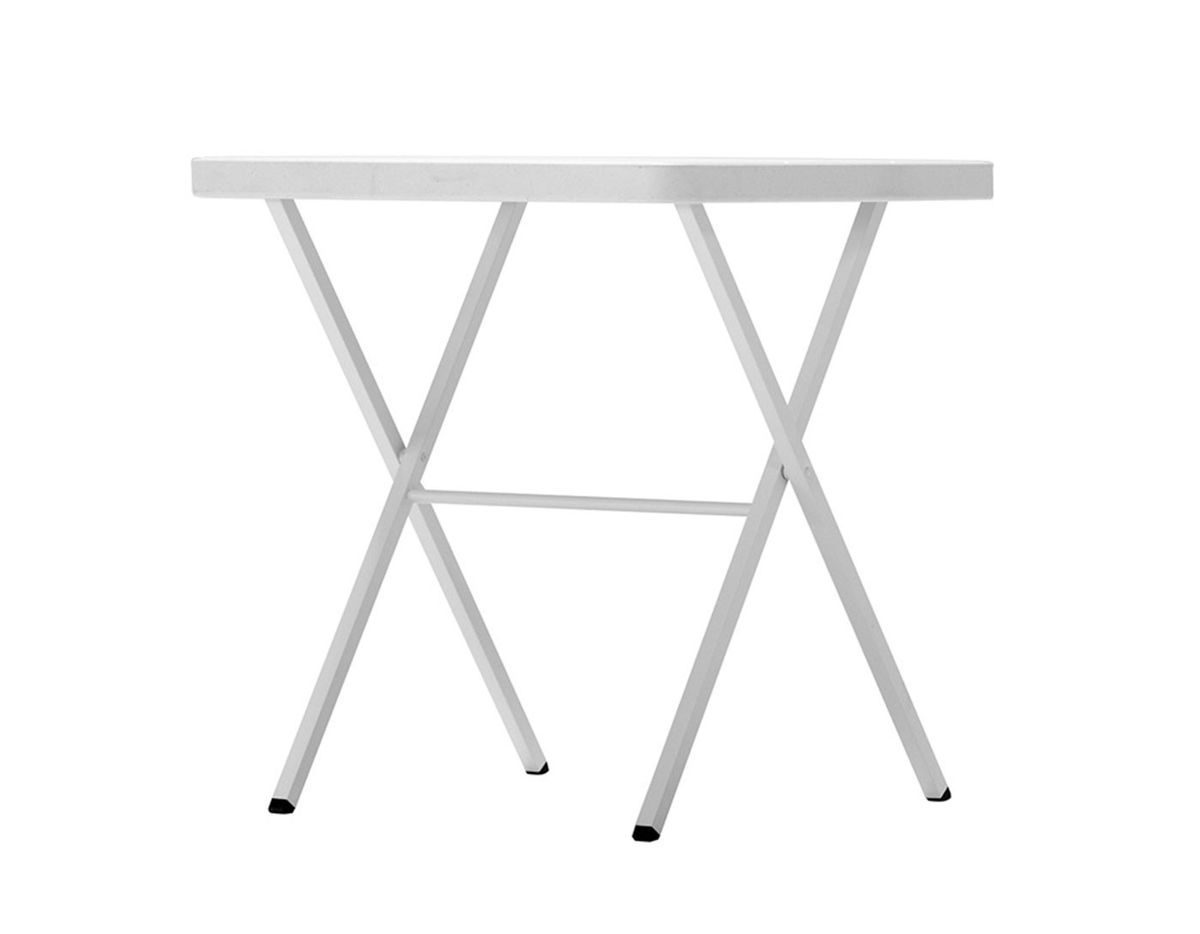 Mesa cuadrada plegable Bistrot70  multiusos blanca 69x69 cm
