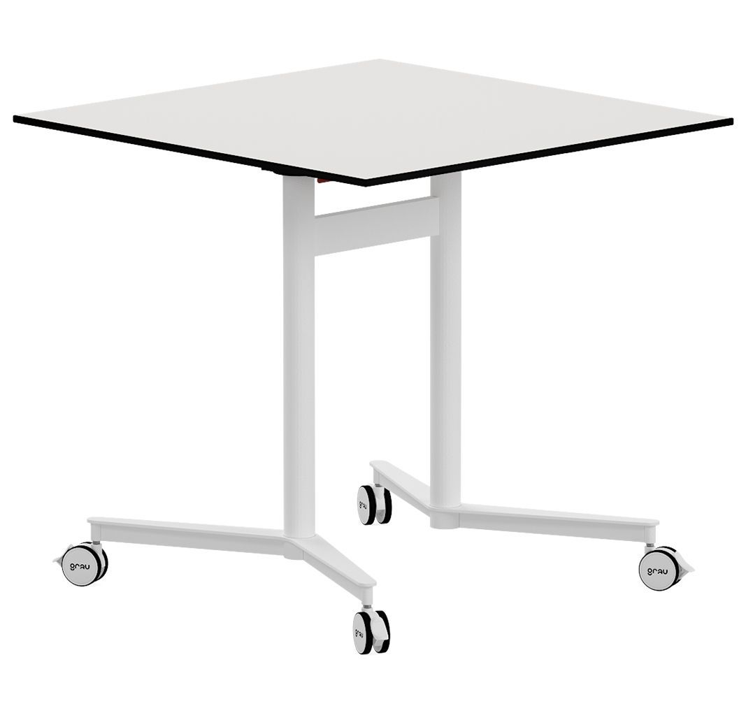 Mesa cuadrada TEAM SQ. Dos tamaños y cinco tallas