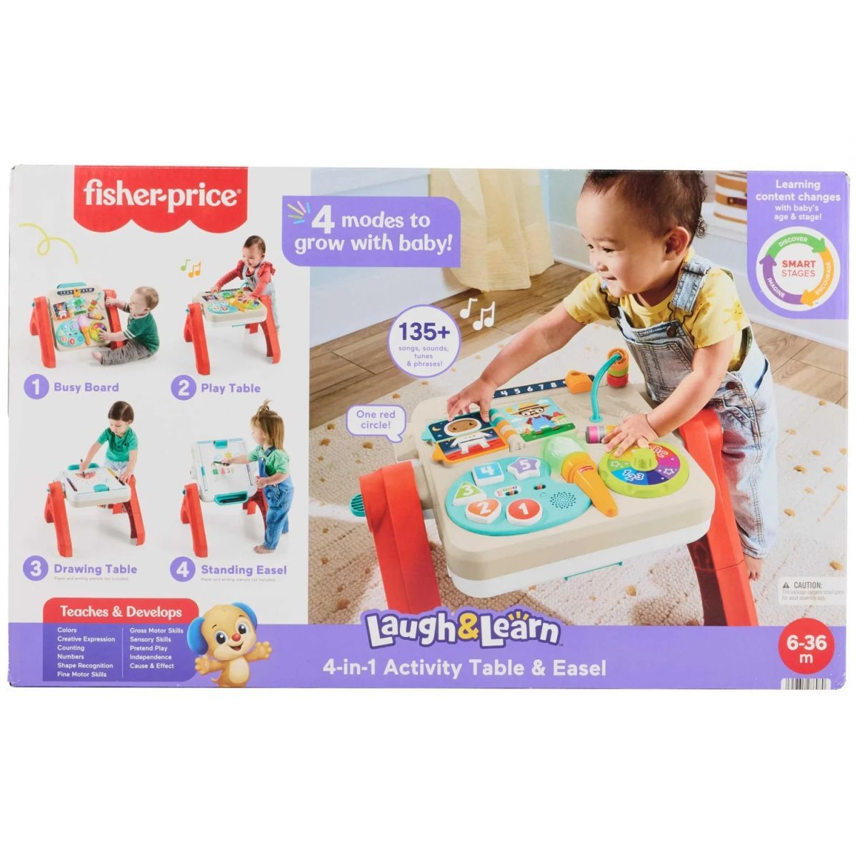 Mesa De Actividades - 4 En 1 Y Caballete - Fisher - Price