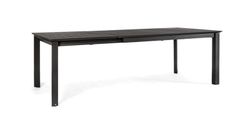 Mesa de Aluminio Extensible Konnor Antracita 160-240X100