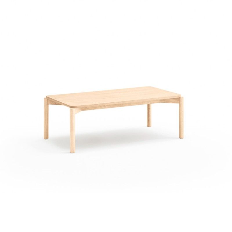 Mesa de centro de madera en color natural, 110 x 60 x 40 cm | Atlas