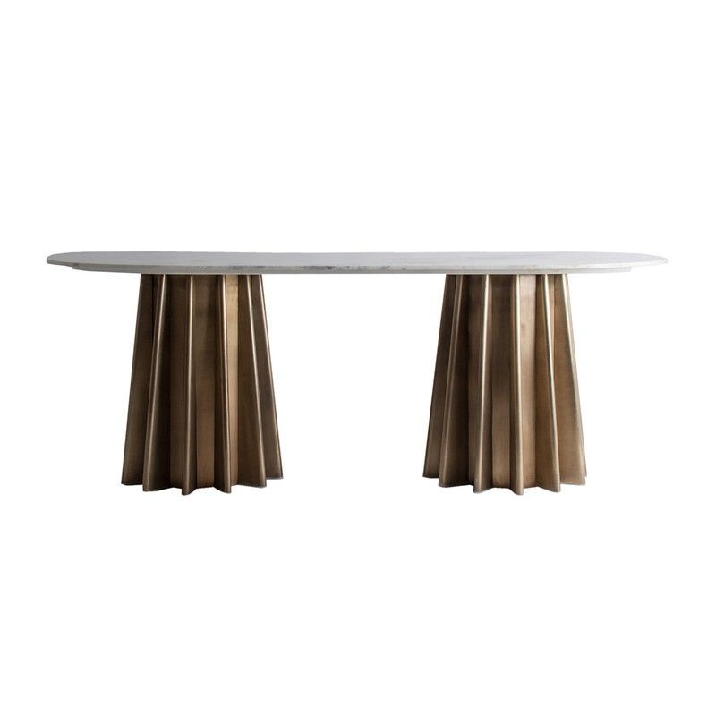 Mesa de comedor ovalada, 200x100x76 cm | Lezey