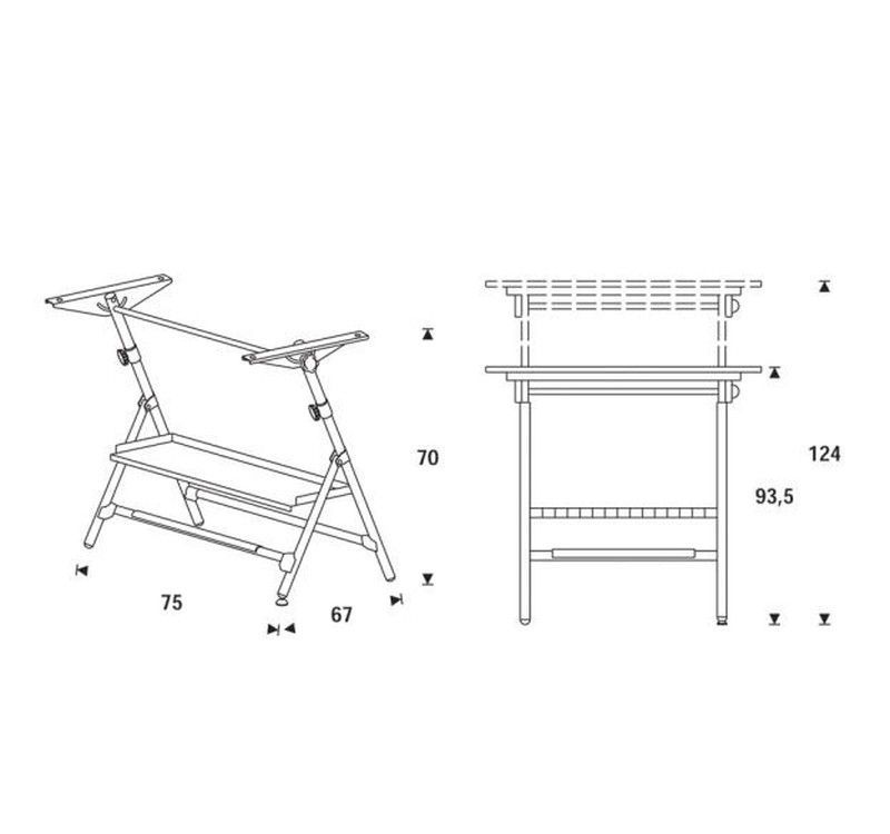 Mesa de dibujo semiprofesional rd175