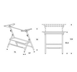 Mesa de dibujo semiprofesional rd175