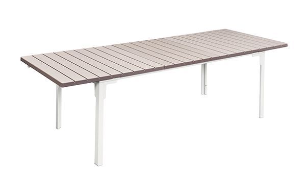 Mesa Genova extensible en acero y HDPE PG0917