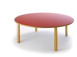 Mesa infantil de madera circular de 120 cm.