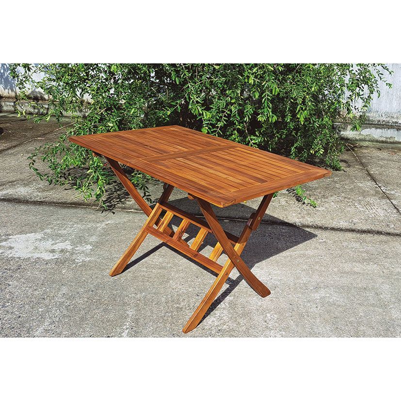 Mesa Madera Acacia 120X70 Cm