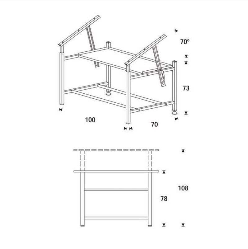 Mesa para dibujo profesional rd135