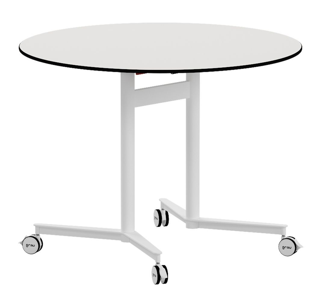 Mesa redonda TEAM Rotulable. Dos tamaños y cinco tallas