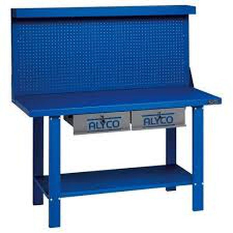 Mesa Trabajo 2 Cajones C/Panel 1500 Mm.