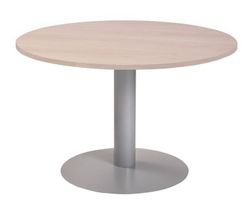 Mesas de reunión circulares, pie de copa