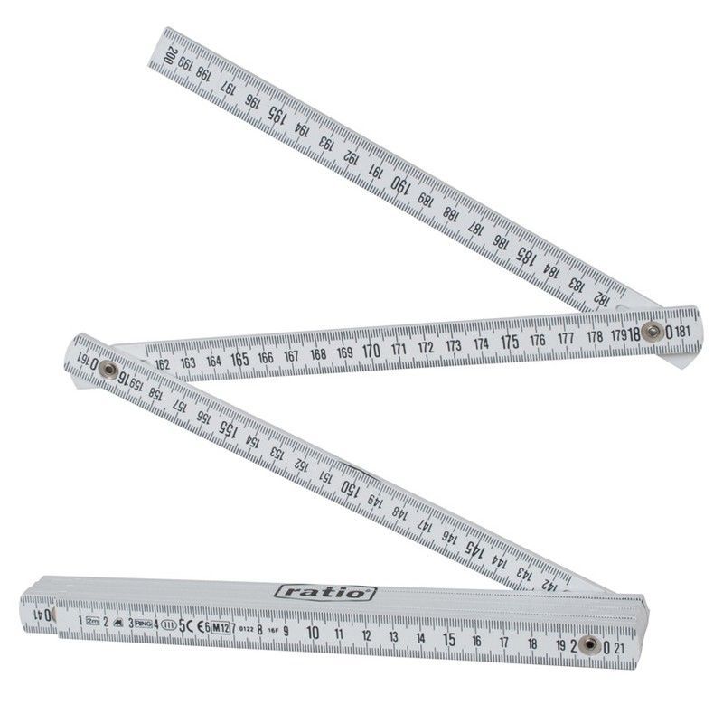 Metro fibra de vidrio RATIO 6232 Metro Fibra Vidrio 2M (10 Varillas)Ratio