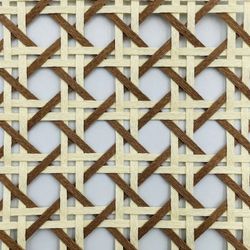 Metro lineal  Tejido Paja de algodón Cannage Bicolor 80 cm