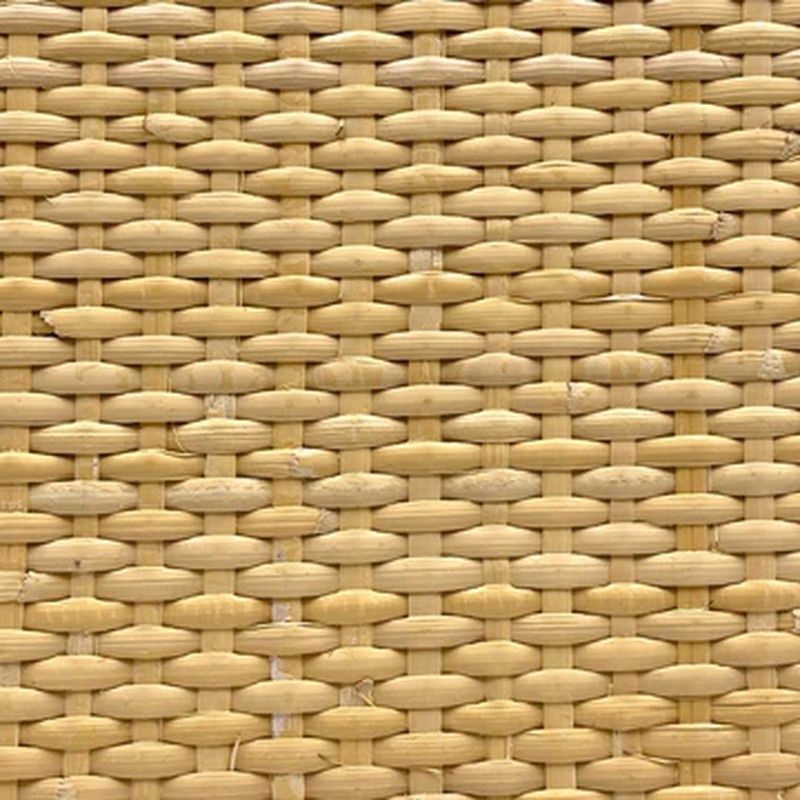 Metro lineal tejido ratán tupido con piel 5 mm ancho 40,64 cm