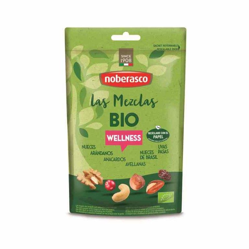 Mezcla frutos secos noberasco 130 g bio ecológico