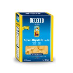 Mezzi rigatoni nº26 de cecco 500 grs