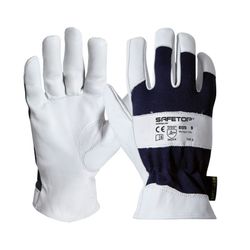 MICHIGAN FLEX, guante de poliéster y piel flor cabra