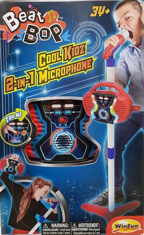 Micrófono de pie 2 en 1 -  Winfun