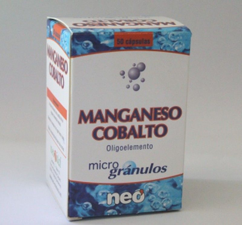 Microgranulos Manganeso Cobalto 50 Caps