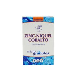 Microgranulos Zinc Niquel Cobalto 50 Caps