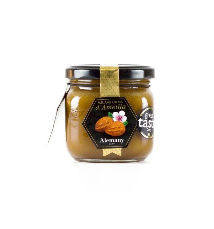 Miel con crema de almendra alemany 250 grs