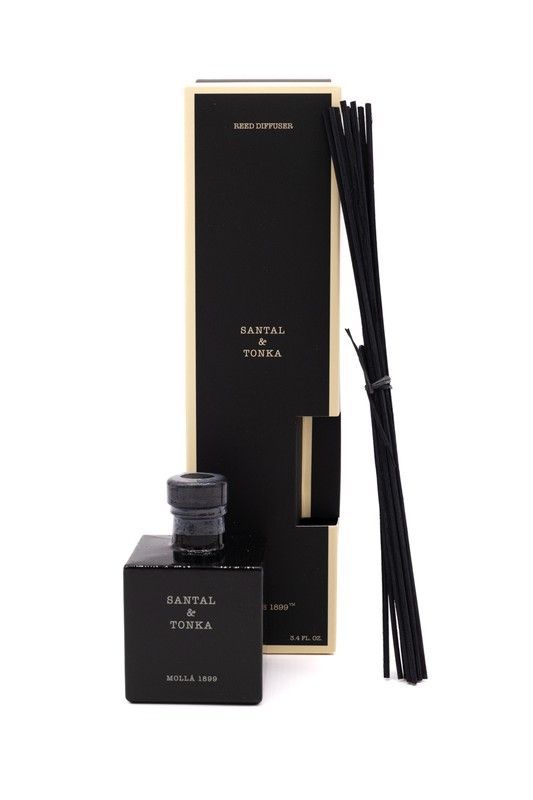 Mikado ambientador de 100 ml. Santal & Tonka. Colección Boutique CERERIA MOLLA 1899.