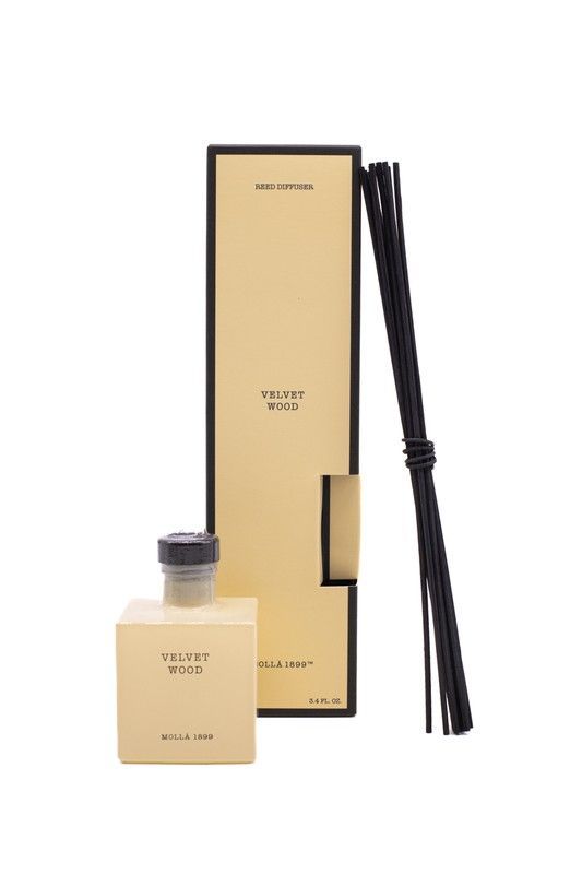 Mikado ambientador de 100 ml. Velvet Wood. Colección Boutique CERERIA MOLLA 1899.