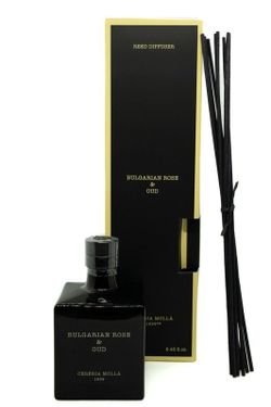 Mikado ambientador de 250ml. Bulgarian Rose & Oud. Colección Boutique CERERIA MOLLA 1899.